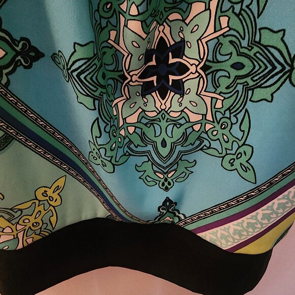 Dressbarn Sheath Dress Aqua Blue Green size 6 - Picture 3 of 5